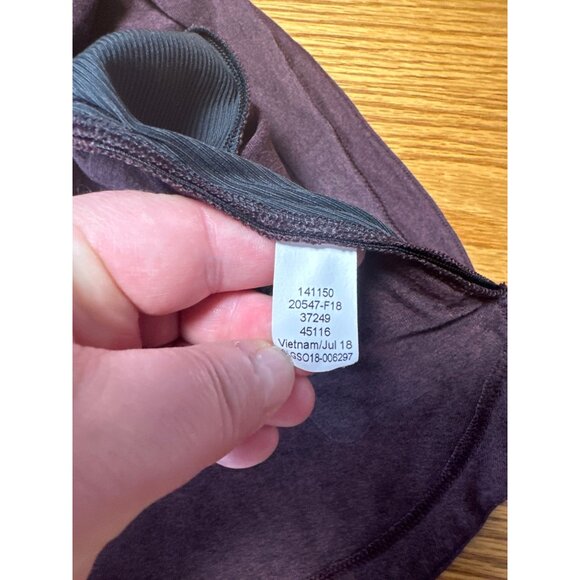 REI Co-op Lightweight Base Layer 1/4 Zip Heather Burgundy Long Sleeve Shirt Sz M - Picture 10 of 11